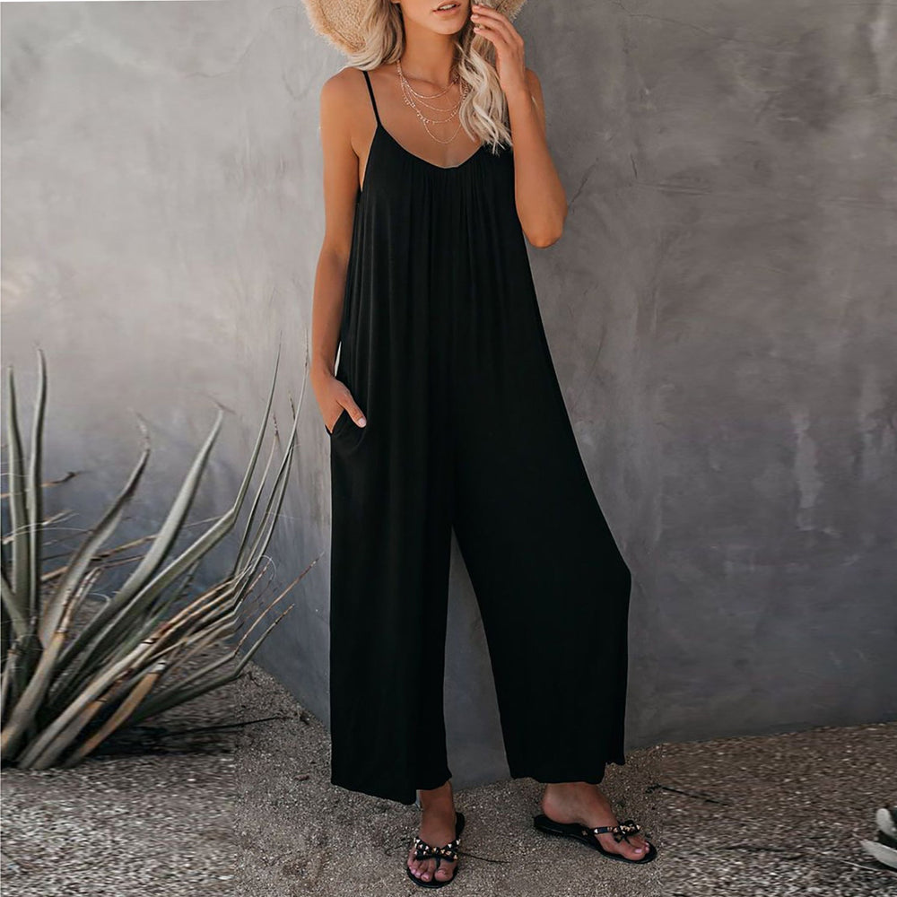 Rio™ | Elegant Flowy Jumpsuit with Pockets